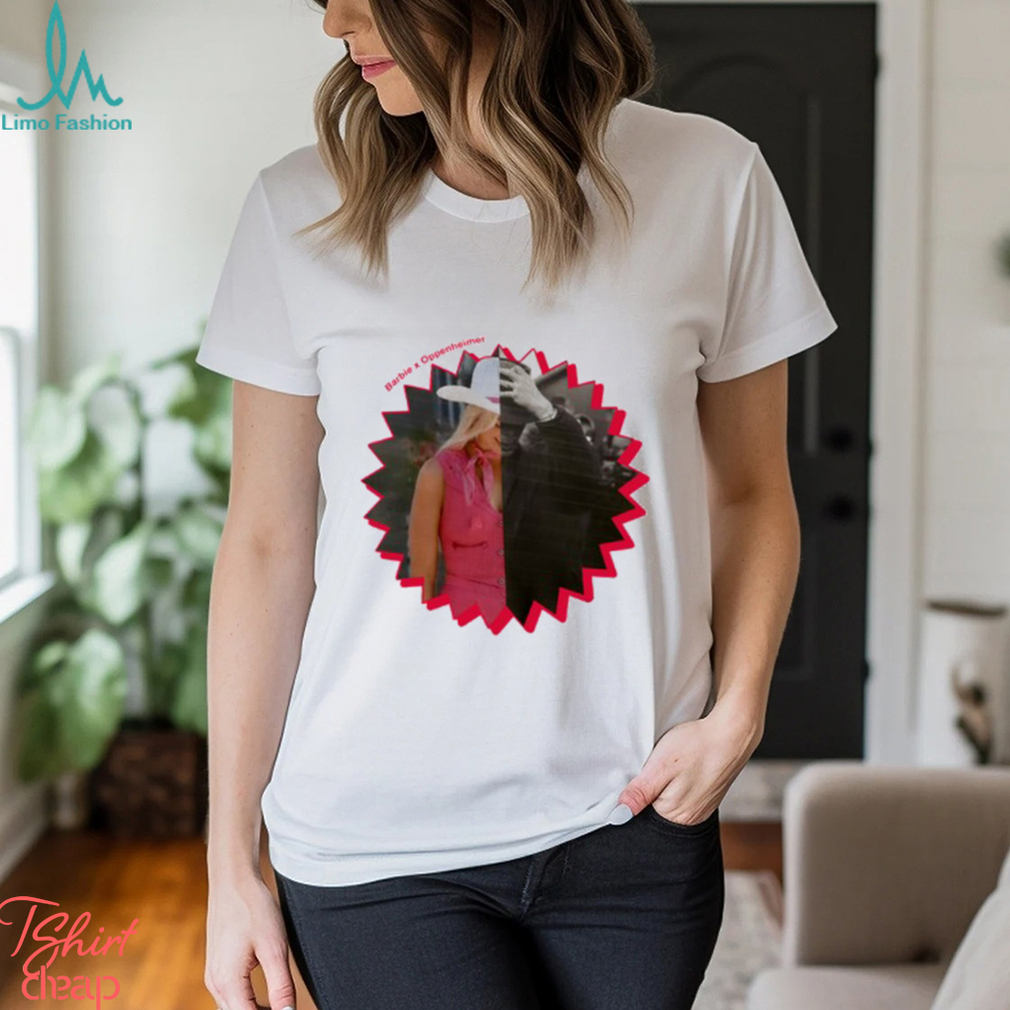 Barbie X Oppenheimer Is Margot Robbie Tee Shirt Barbie X Oppenheimer Is Margot Robbie Tee Shirt