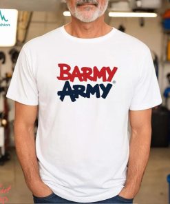 Barmy army large print T shirts