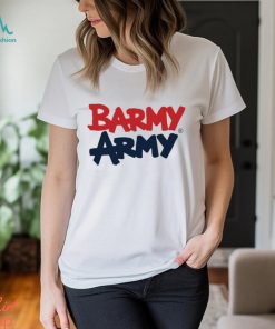 Barmy army large print T shirts