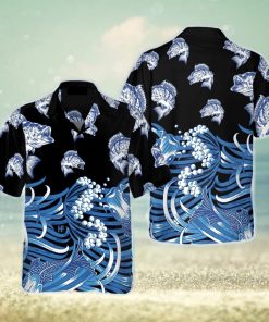 Bass Fish 3D Hawaiian Shirt Beach Summer For Men And Women Gift hawaiian shirt