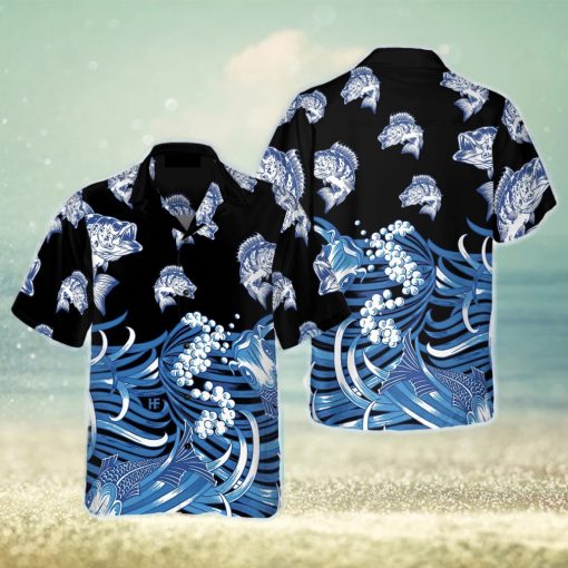 Bass Fish 3D Hawaiian Shirt Beach Summer For Men And Women Gift hawaiian shirt