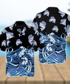 Bass Fish 3D Hawaiian Shirt Beach Summer For Men And Women Gift hawaiian shirt