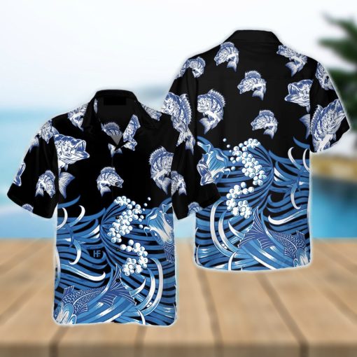 Bass Fish 3D Hawaiian Shirt Beach Summer For Men And Women Gift hawaiian shirt