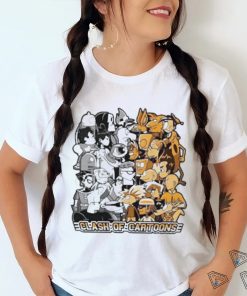 Battle clash of cartoons art design t shirt