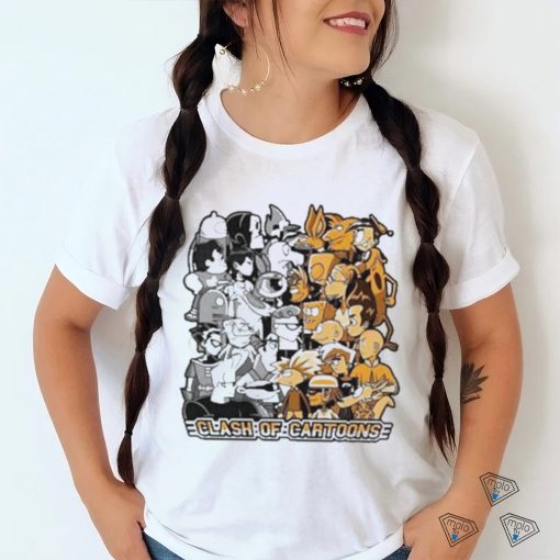 Battle clash of cartoons art design t shirt