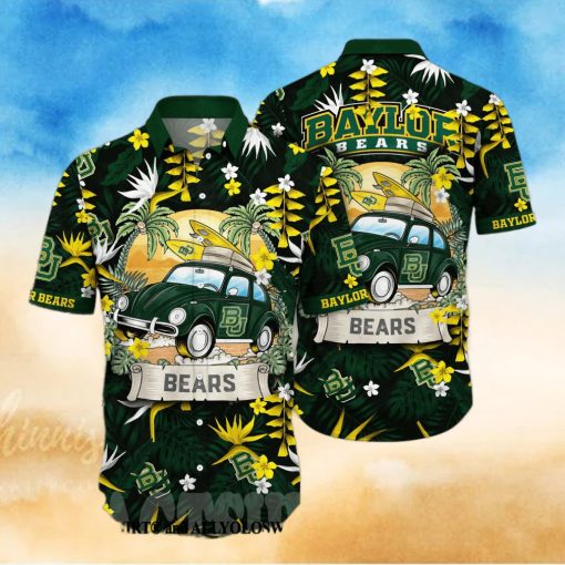 Baylor Bears NCAA Flower All Over Print Classic Hawaiian Shirt