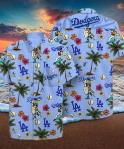 Beach Aloha MLB Los Angeles Dodgers Funny Hawaiian Shirt