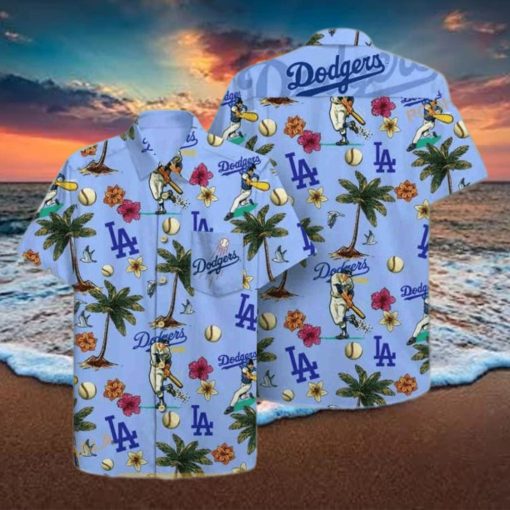 Beach Aloha MLB Los Angeles Dodgers Funny Hawaiian Shirt