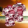 Summer Aloha Dachshund Funny Hawaiian Shirt Palm Leaves Pattern On Dark Theme