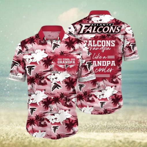 Beach Aloha NFL Atlanta Falcons Hawaiian Shirt Granpa Like A Granpa But Cooler