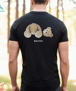 Bear print cotton T shirt