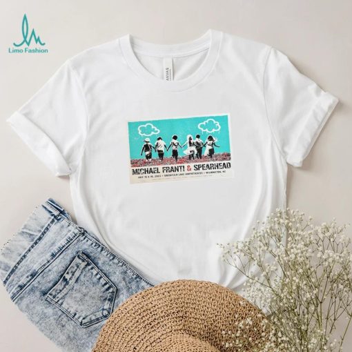 Best michael Franti & Spearhead July 15 16, 2023 Greenfield Lake Amphitheater Wilmington, NC Poster shirt