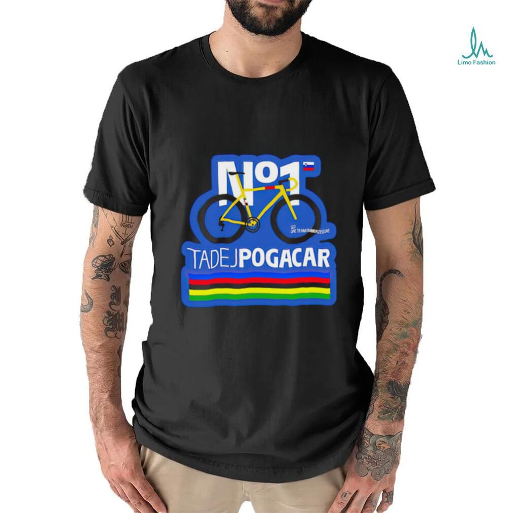 Bicycle no 1 Tadej Pogacar logo shirt Bicycle no 1 Tadej Pogacar logo shirt