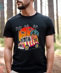 Big Worm Friday on truck cartoon sunset shirt