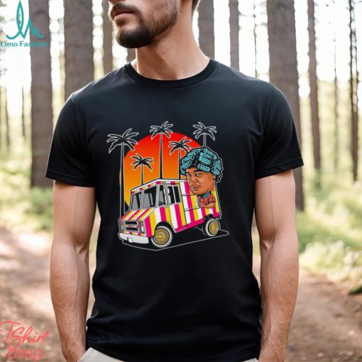 Big Worm Friday on truck cartoon sunset shirt