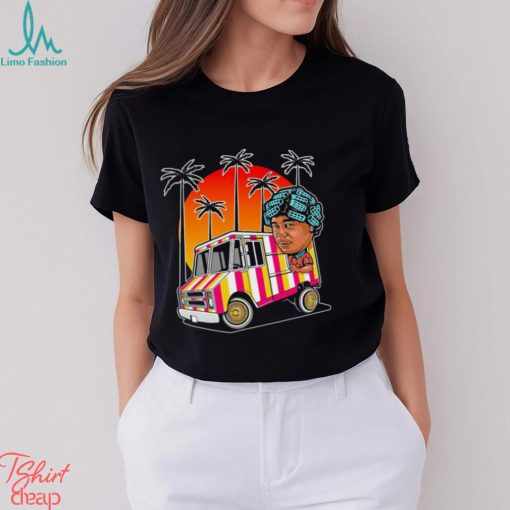 Big Worm Friday on truck cartoon sunset shirt