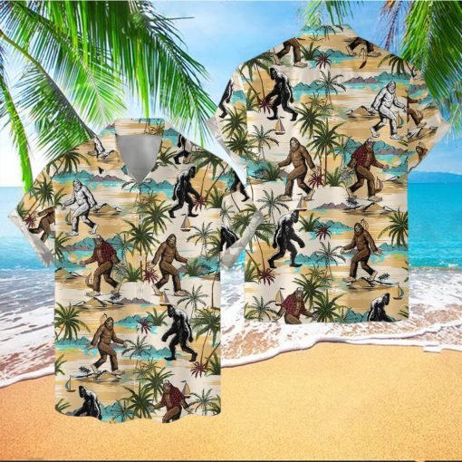 Bigfoot 3D 3D Hawaiian Shirt