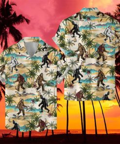 Bigfoot 3D 3D Hawaiian Shirt