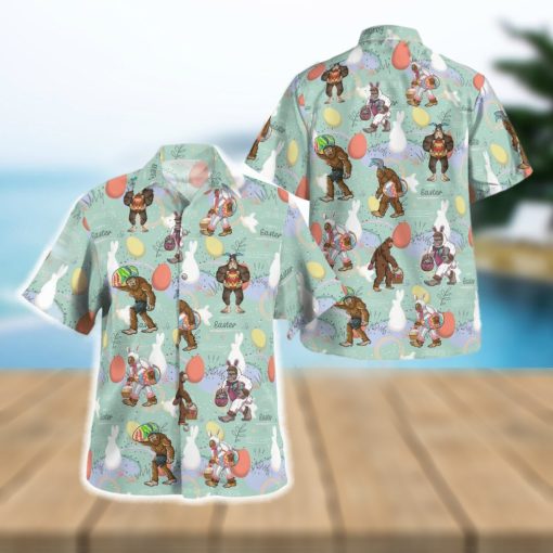 Bigfoot Happy Easter Day Hawaiian Shirt