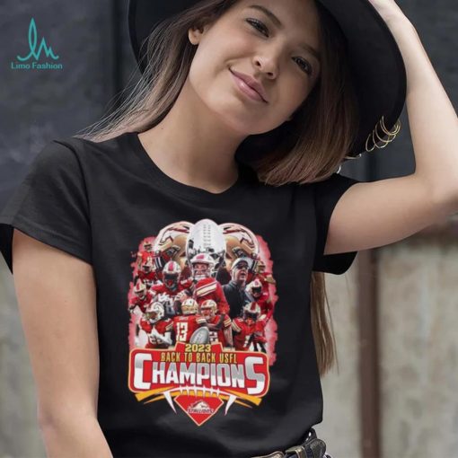 Birmingham Stallions 2023 Back To Back USFL Champions News Shirt