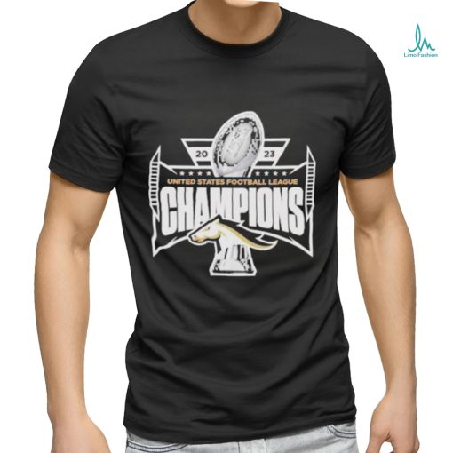 Birmingham Stallions 2023 United States Football League Champions Logo Shirt