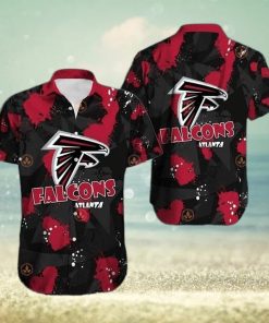 Black Aloha NFL Atlanta Falcons Hawaiian Shirt Trendy Summer Gift