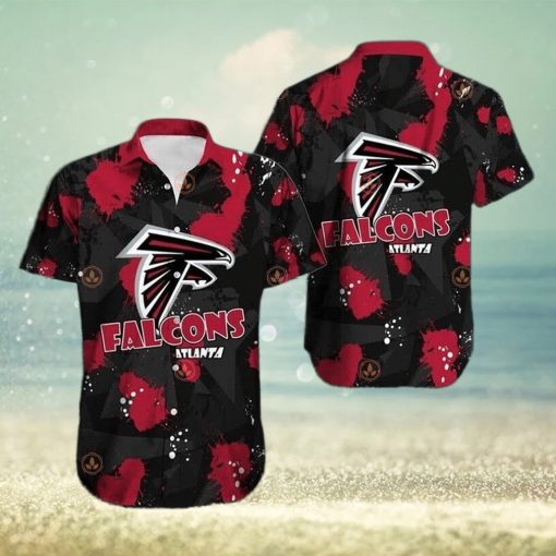 Black Aloha NFL Atlanta Falcons Hawaiian Shirt Trendy Summer Gift