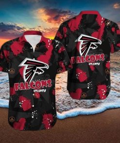 Black Aloha NFL Atlanta Falcons Hawaiian Shirt Trendy Summer Gift