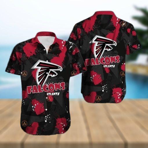 Black Aloha NFL Atlanta Falcons Hawaiian Shirt Trendy Summer Gift