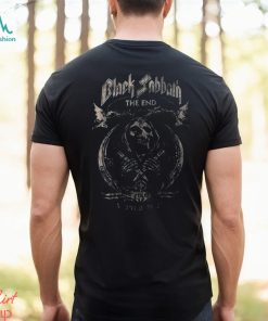 Black Sabbath Men’s The End Mushroom Cloud Slim Fit T Shirt Black