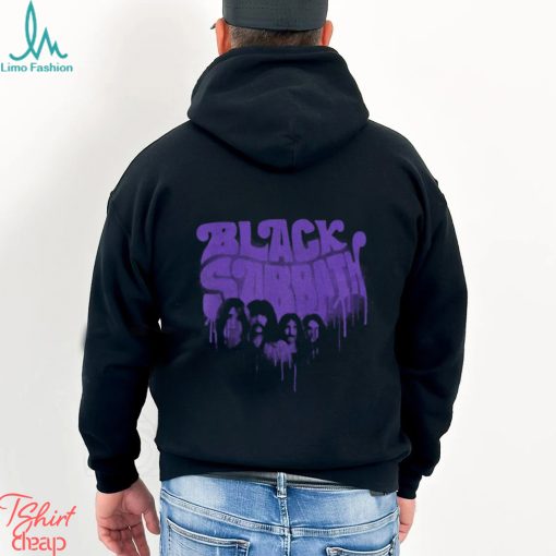 Black Sabbath Purple Graffiti Logo T shirt