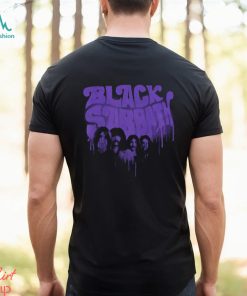 Black Sabbath Purple Graffiti Logo T shirt