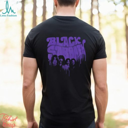 Black Sabbath Purple Graffiti Logo T shirt