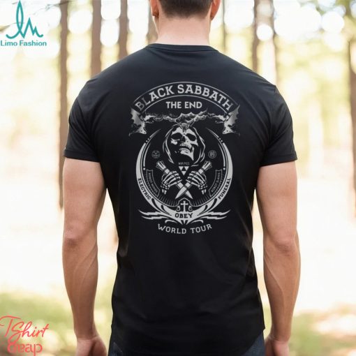 Black Sabbath Shirt, Black Sabbath The End World Tour Tee Shirt