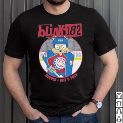 Blink 182 Denver, Co July 3 2023 World Show Shirt