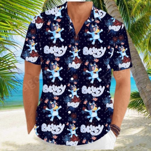 Bluey 4th Of July Hawaiian Shirt For Men And Women