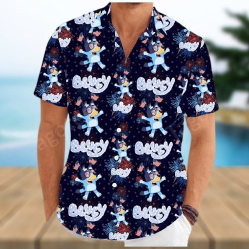 Bluey 4th Of July Hawaiian Shirt For Men And Women