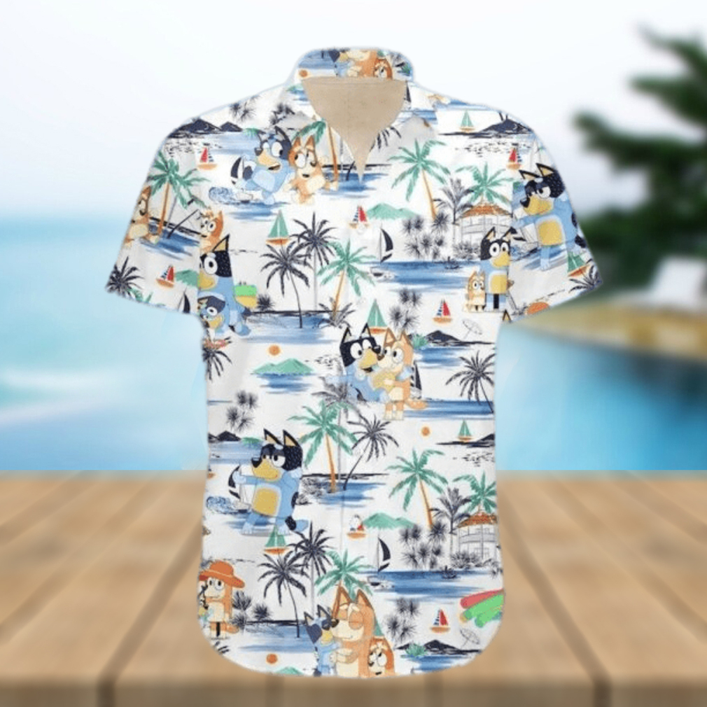 Bluey Aloha Hawaiian Shirt - Limotees