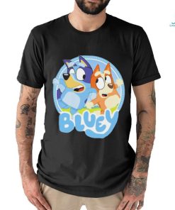 Bluey Bandit Heeler and Chilli Heeler cartoon shirt