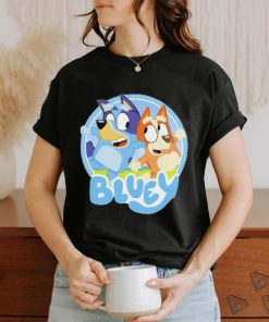Bluey Bandit Heeler and Chilli Heeler cartoon shirt