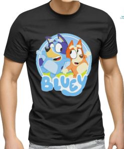 Bluey Bandit Heeler and Chilli Heeler cartoon shirt