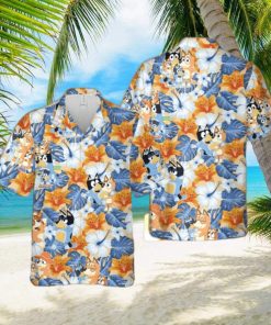 Bluey Beach Cute Aloha Summer Hawaiian Shirt