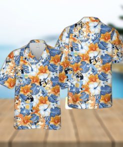 Bluey Beach Cute Aloha Summer Hawaiian Shirt