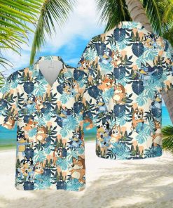 Bluey Beach Hawaii Shirts Summer Hawaiian Shirt