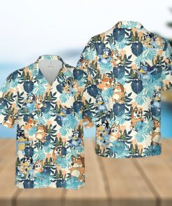 Bluey Beach Hawaii Shirts  Summer Hawaiian Shirt