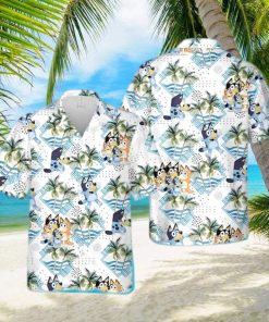 Bluey Beach Summer Family Hawaiian Shirt