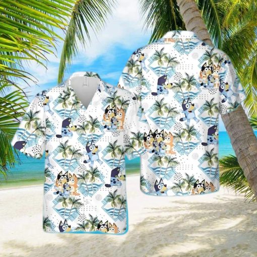 Bluey Beach Summer Family Hawaiian Shirt