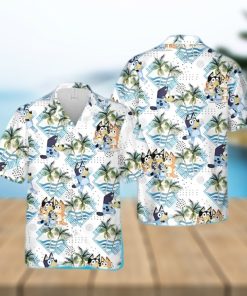 Bluey Beach Summer Family Hawaiian Shirt