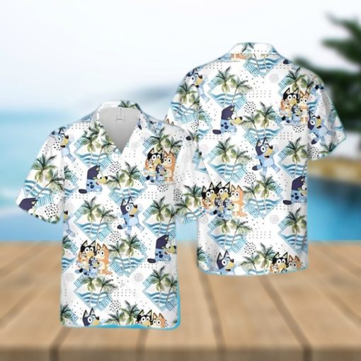 Bluey Beach Summer Family Hawaiian Shirt