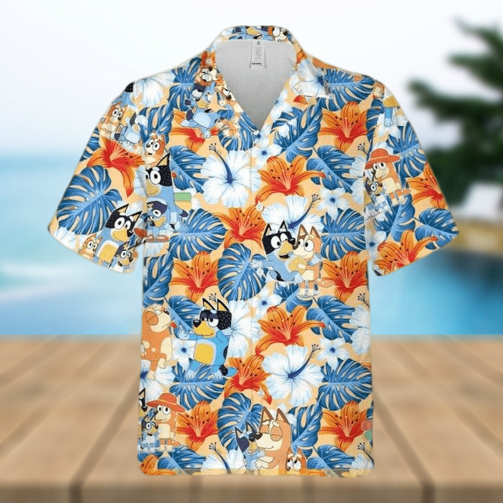 Funny Bluey Family Shirt Bluey Birthday Hawaiian Shirt